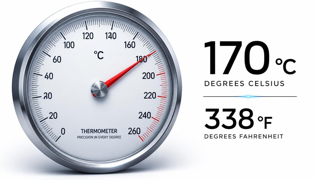 170 Degrees Celsius in Fahrenheit