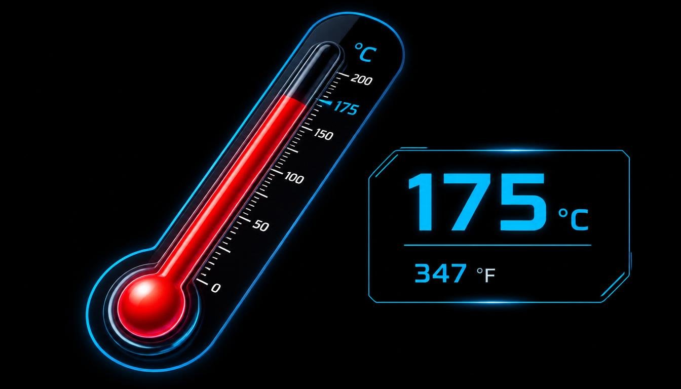 175 Degrees Celsius in Fahrenheit