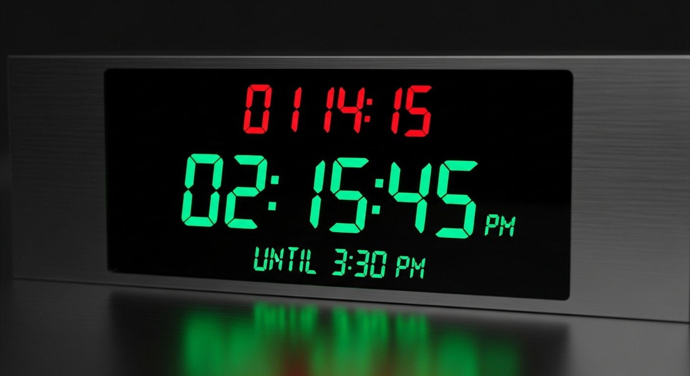 How Long Until 3:30 PM
