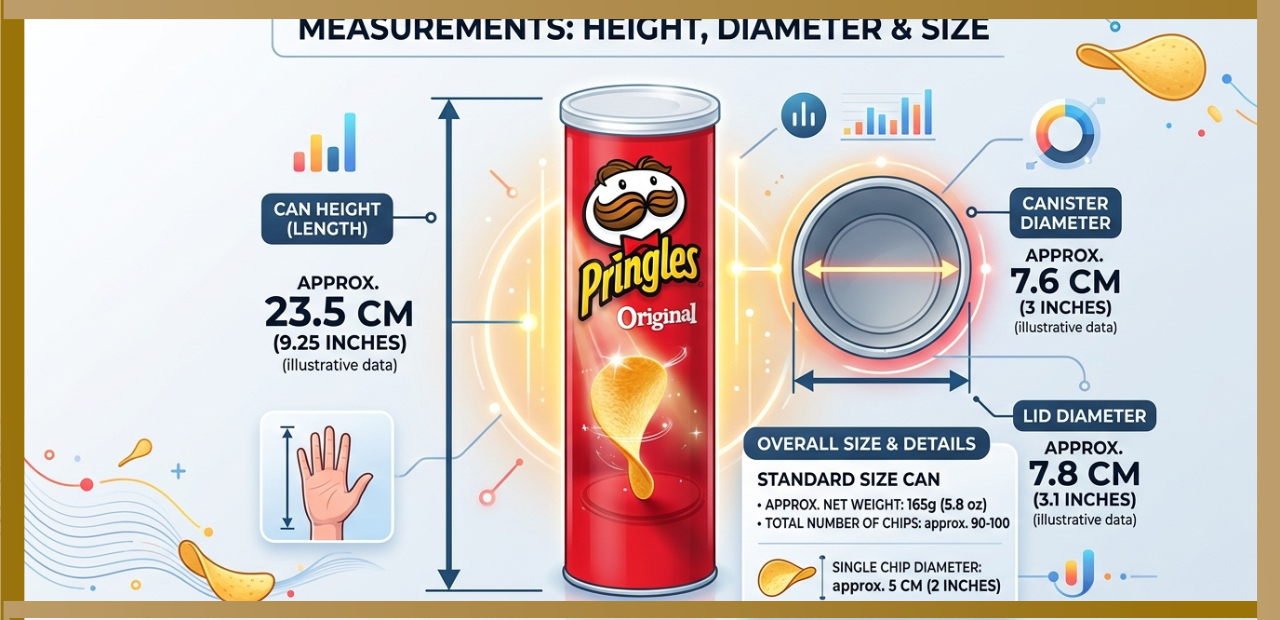 Pringles Can Dimensions