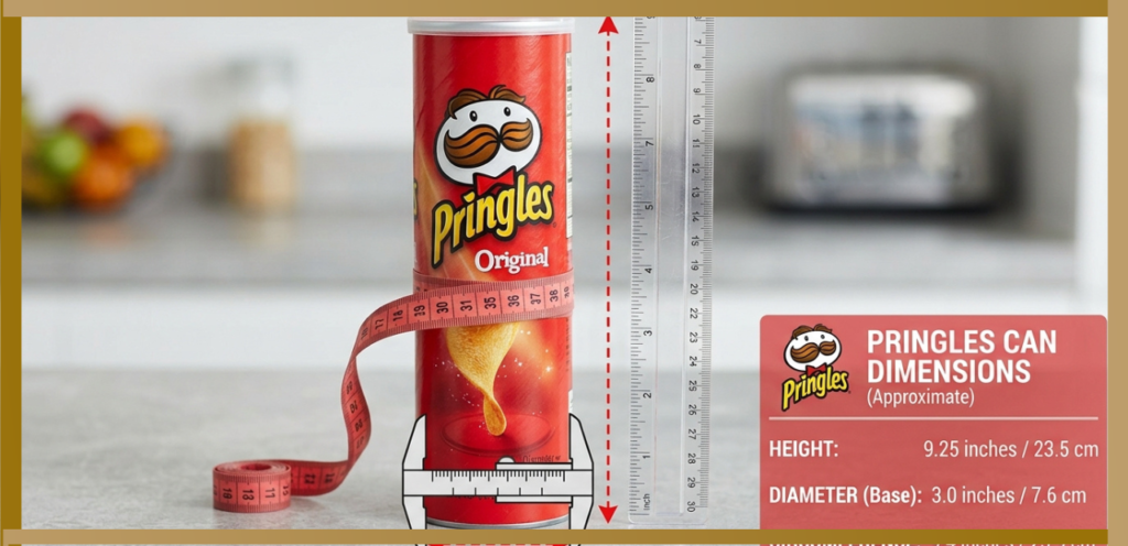Pringles Can Dimensions In Inches And CM