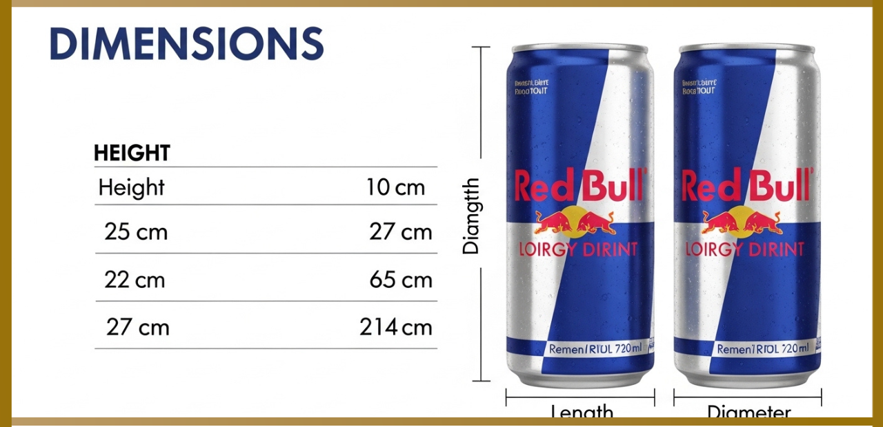 red bull can dimensions