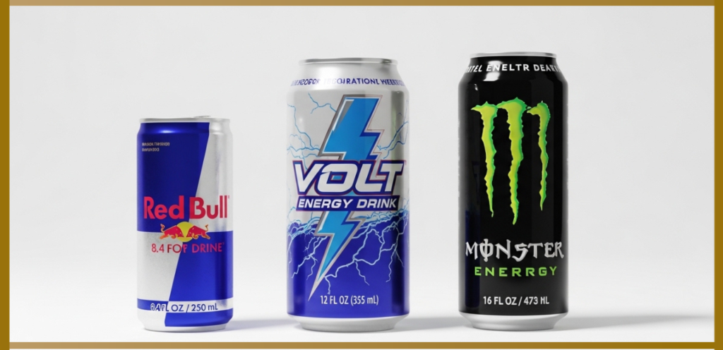 energy drink can height comparison