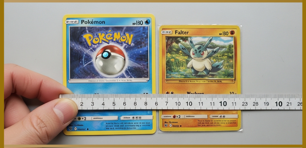 fake Pokémon card detection dimensions
