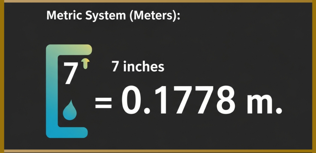 7 inches in other measurement systems