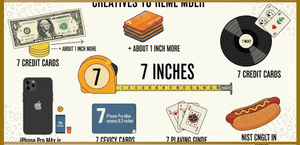 creative ways to remember 7 inches