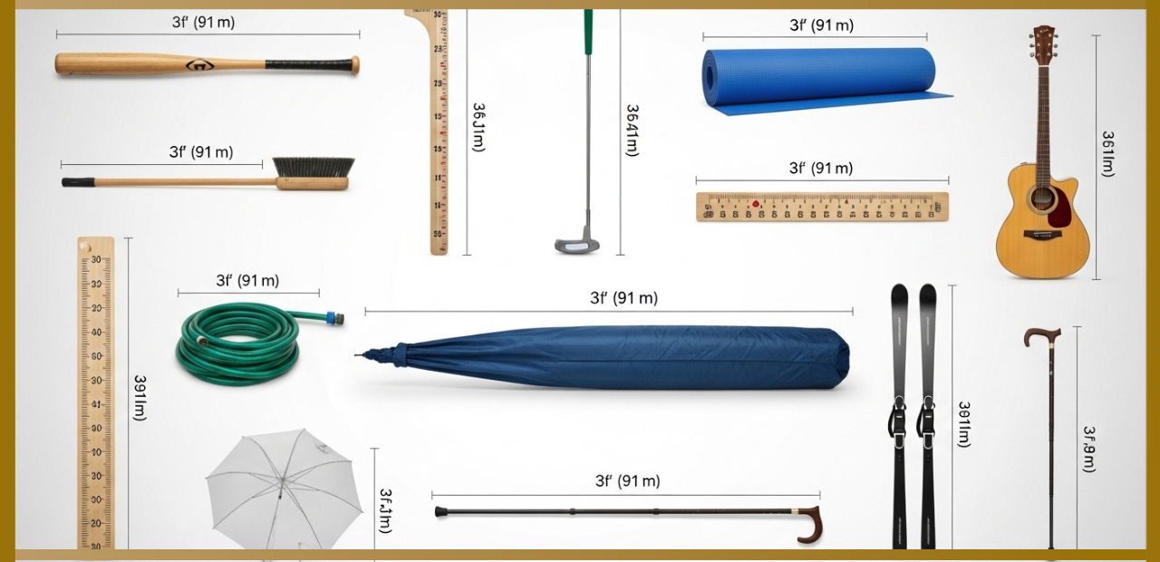 3 feet long objects