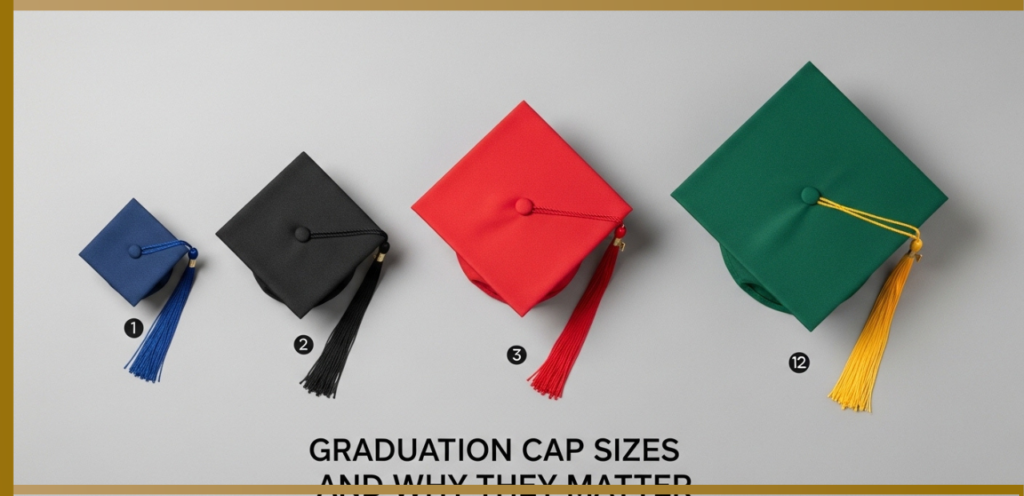 graduation cap size