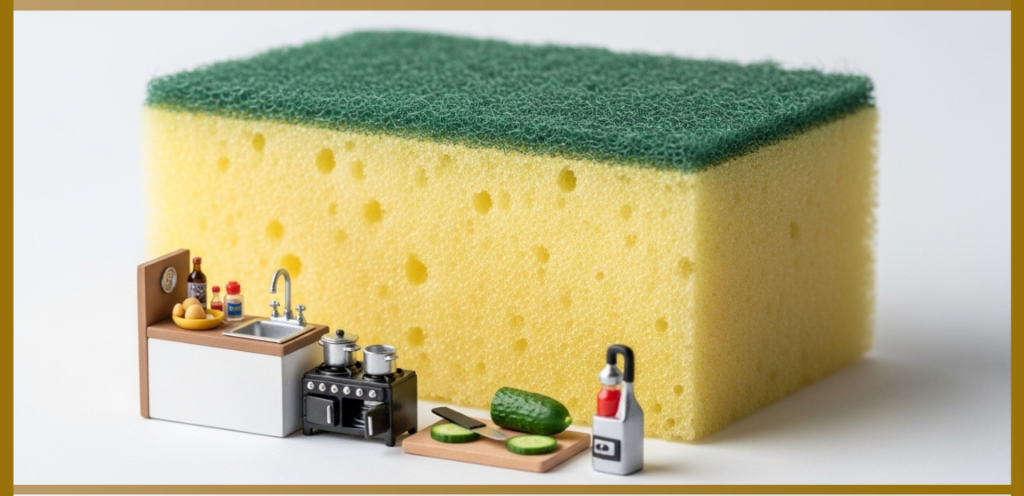 kitchen sponge size
