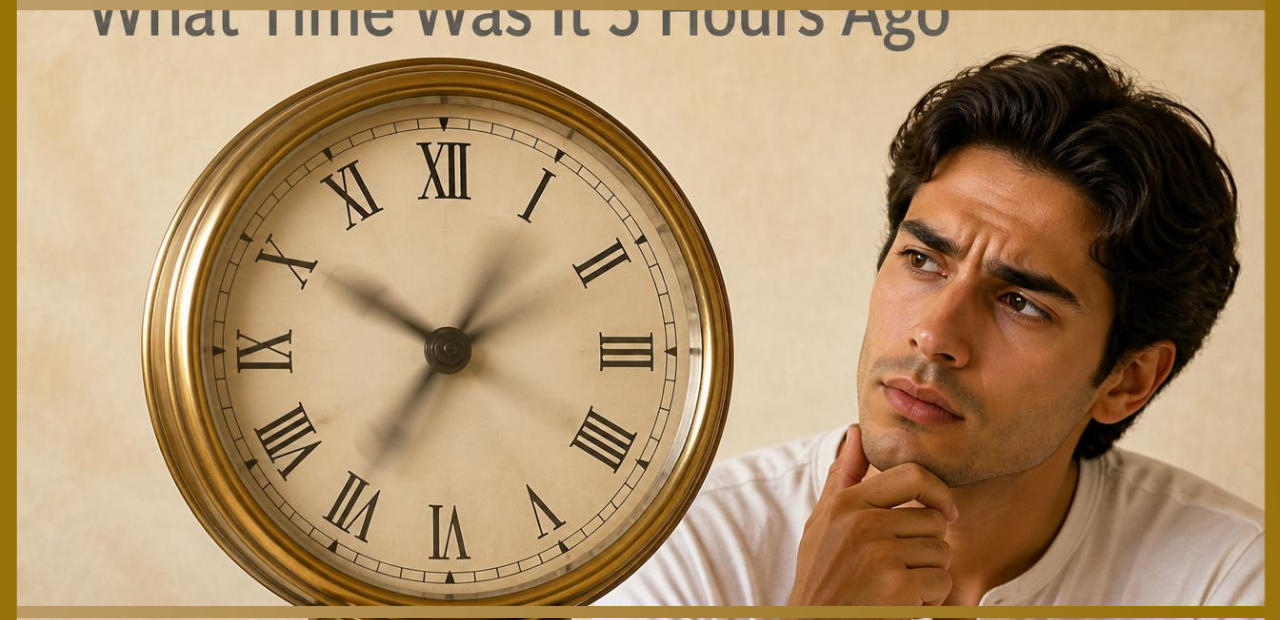 What Time Was It 5 Hours Ago?