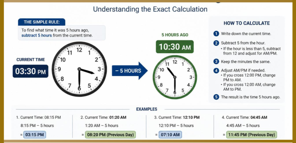 5 Hours Ago Calculation