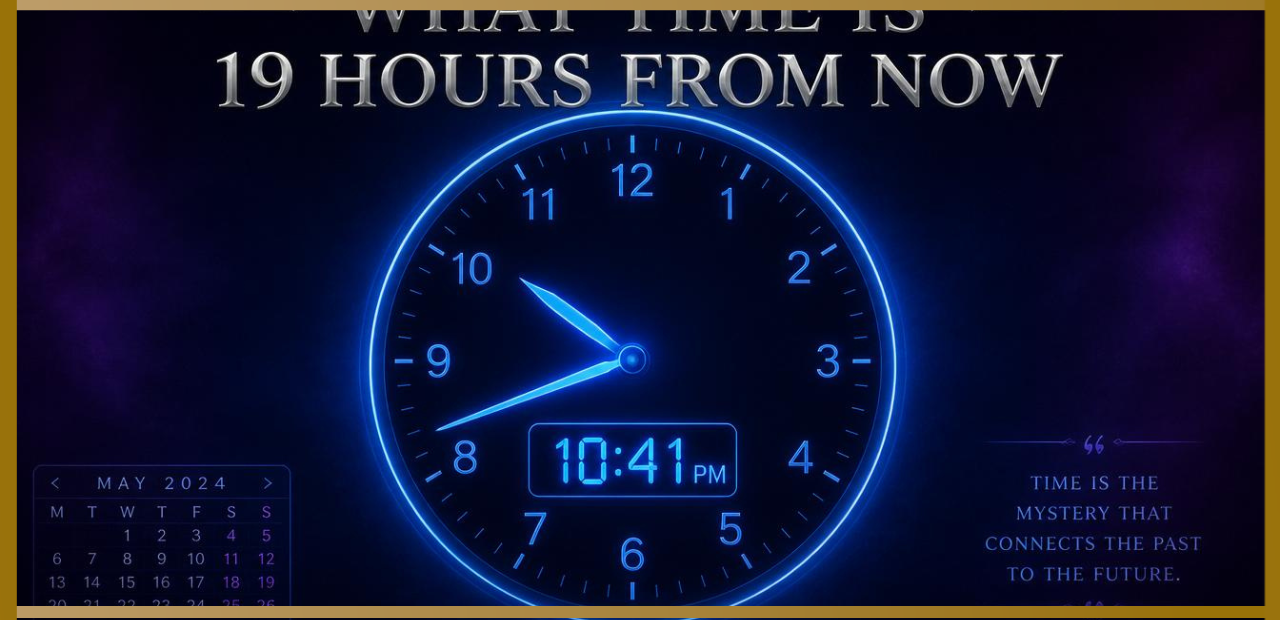 19 Hours From Now