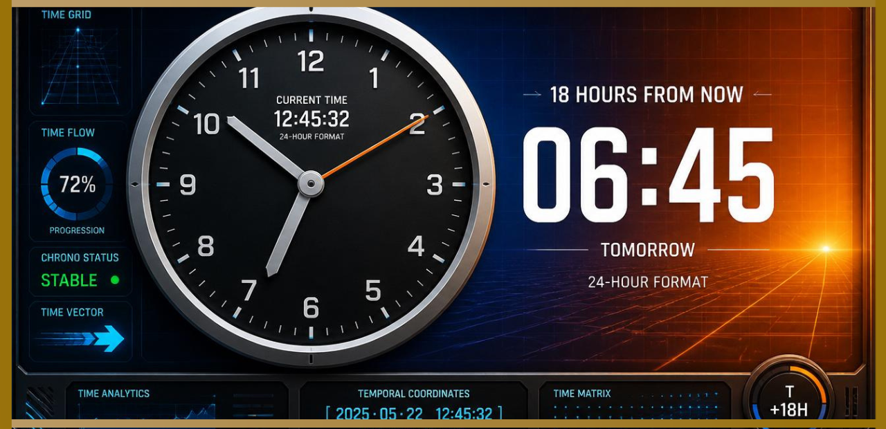 What Time Is 18 Hours From Now