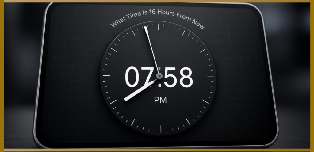 What Time Is 16 Hours From Now