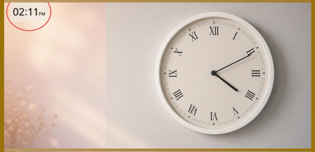 What Time Was It 2 Hours Ago?