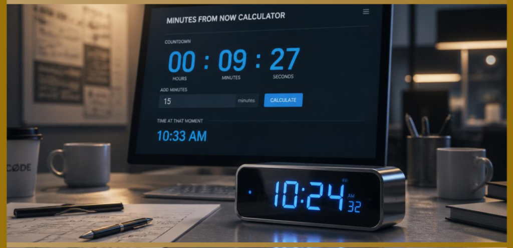 Minutes From Now Calculator