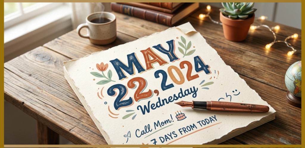 What Date Is 1 Weeks From Today