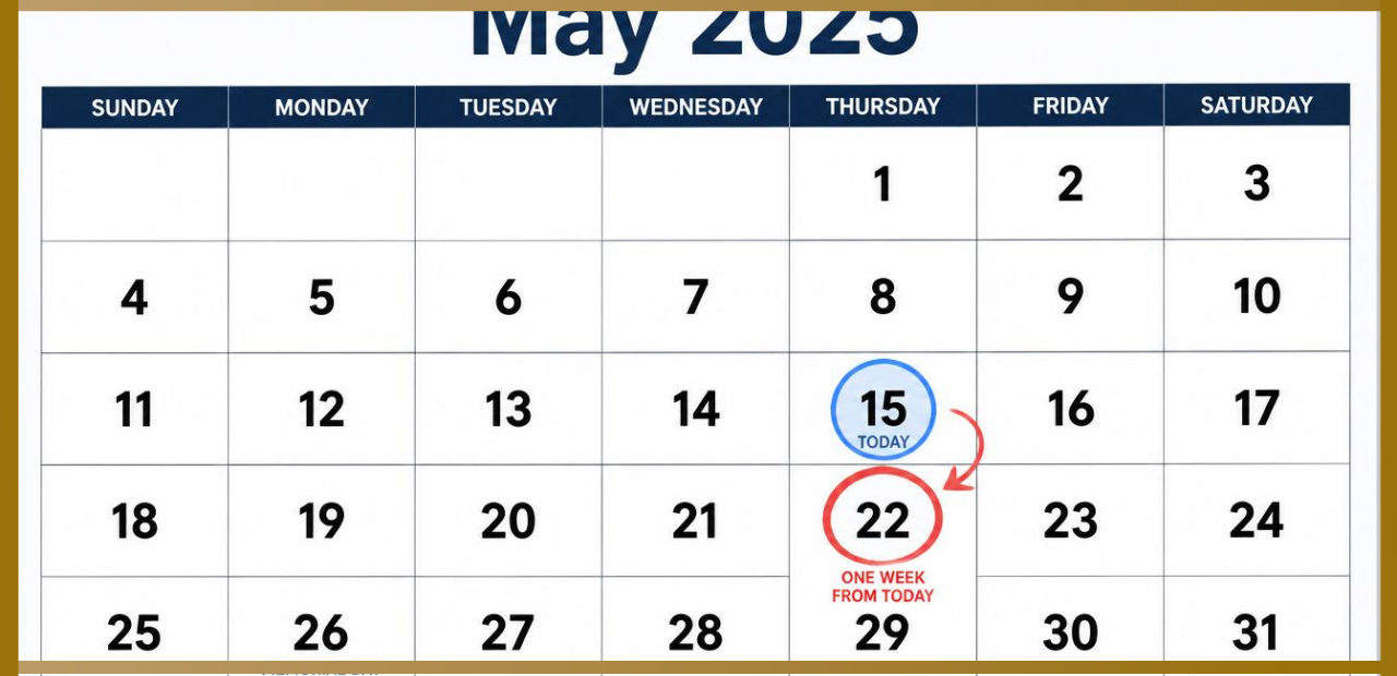 8 Weeks From Today