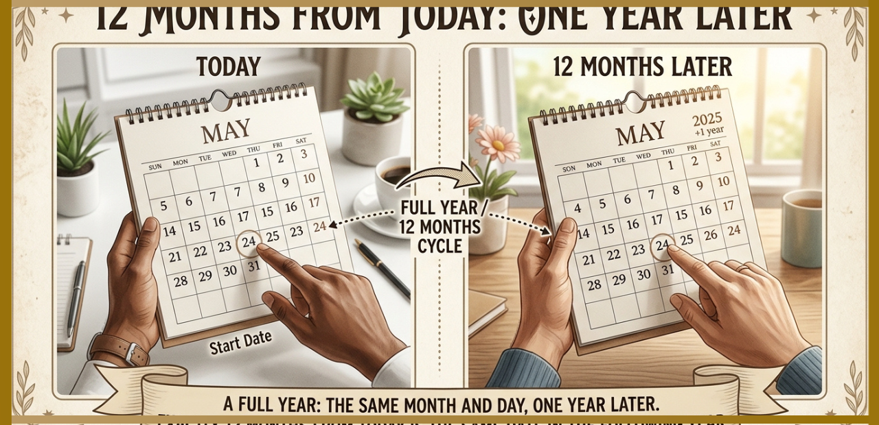 12 months from today
