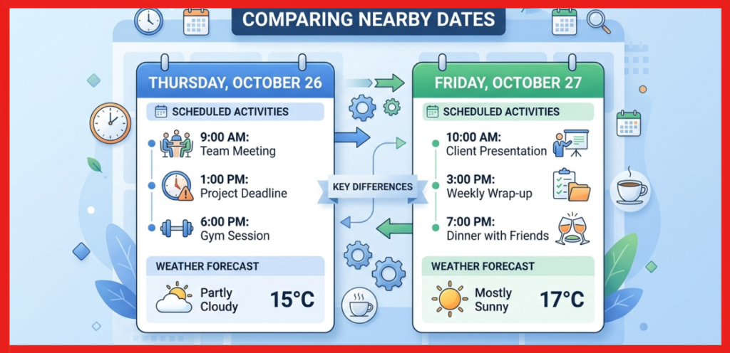 Nearby Calendar Dates
