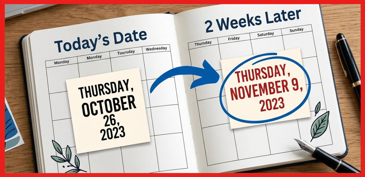 What Date Is 2 Weeks From Today