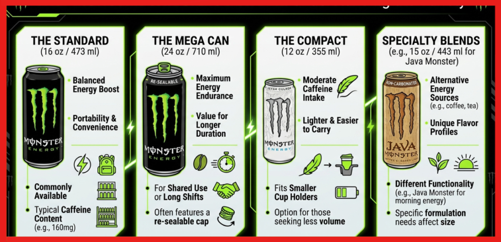 Monster Can Sizes Matter