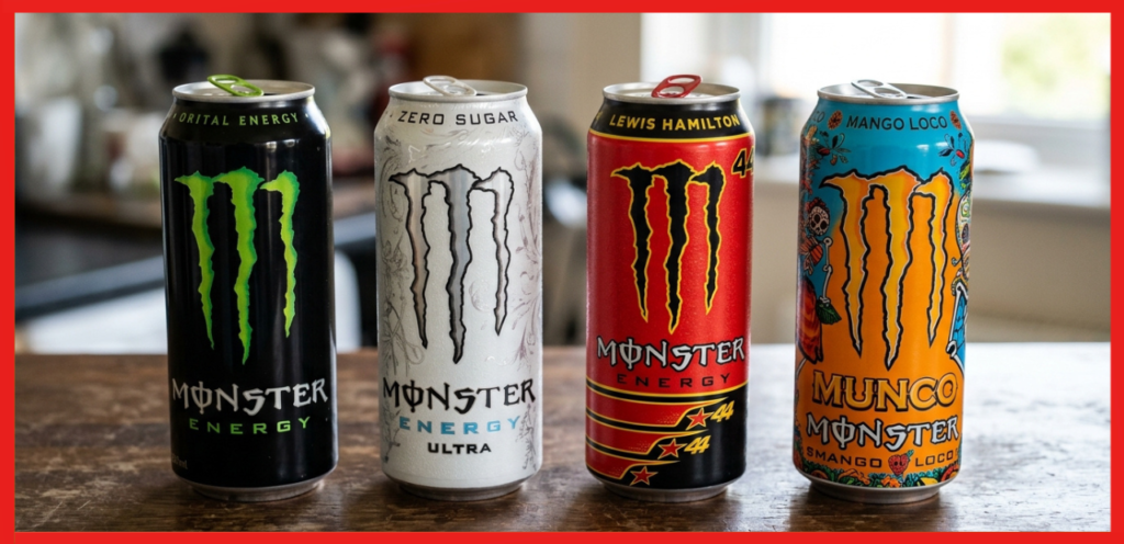 Monster Can Comparison