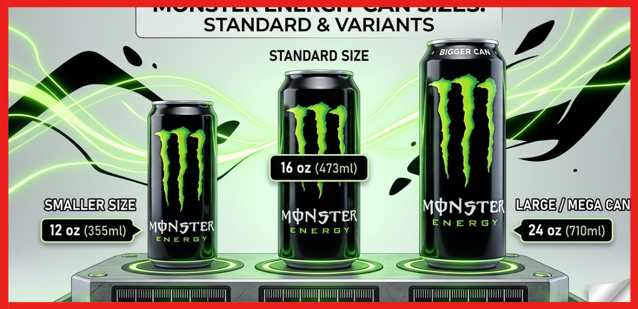 Monster Can Sizes