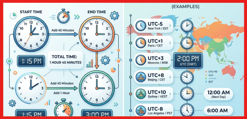 How Long Until 3:00 PM in Different Time Zones
