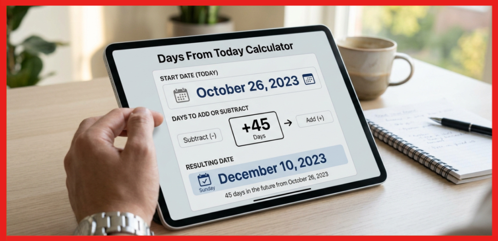 Days From Today Calculator