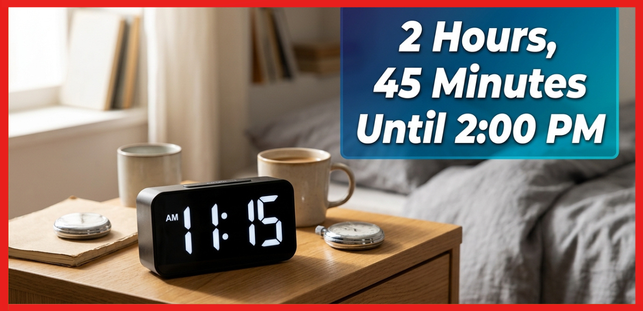 How Long Until 2:00 PM