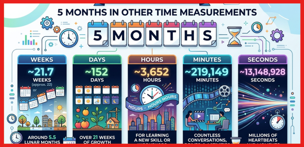 How Long Is 5 Months in Other Time Measurements