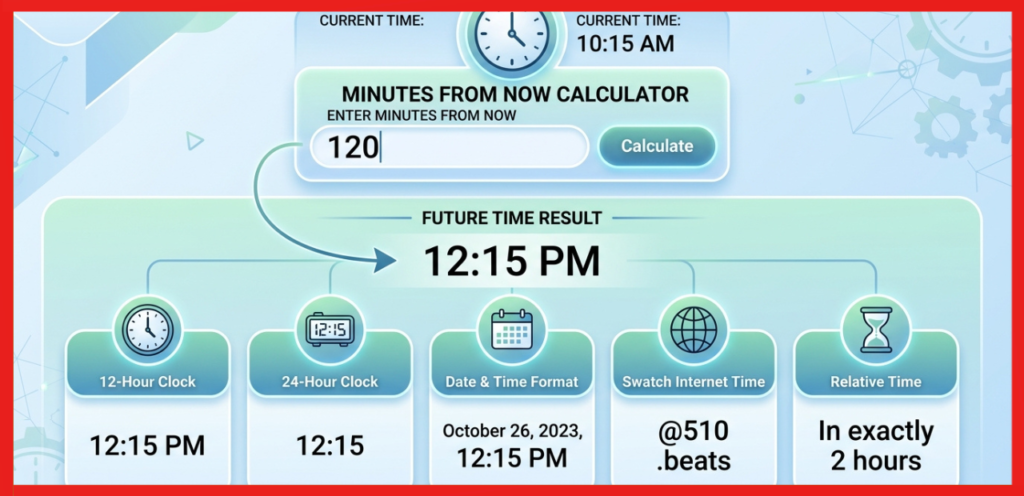 Minutes From Now Calculator