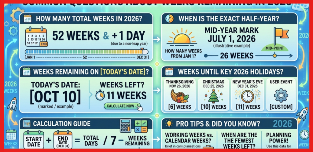 Weeks Remaining in 2026