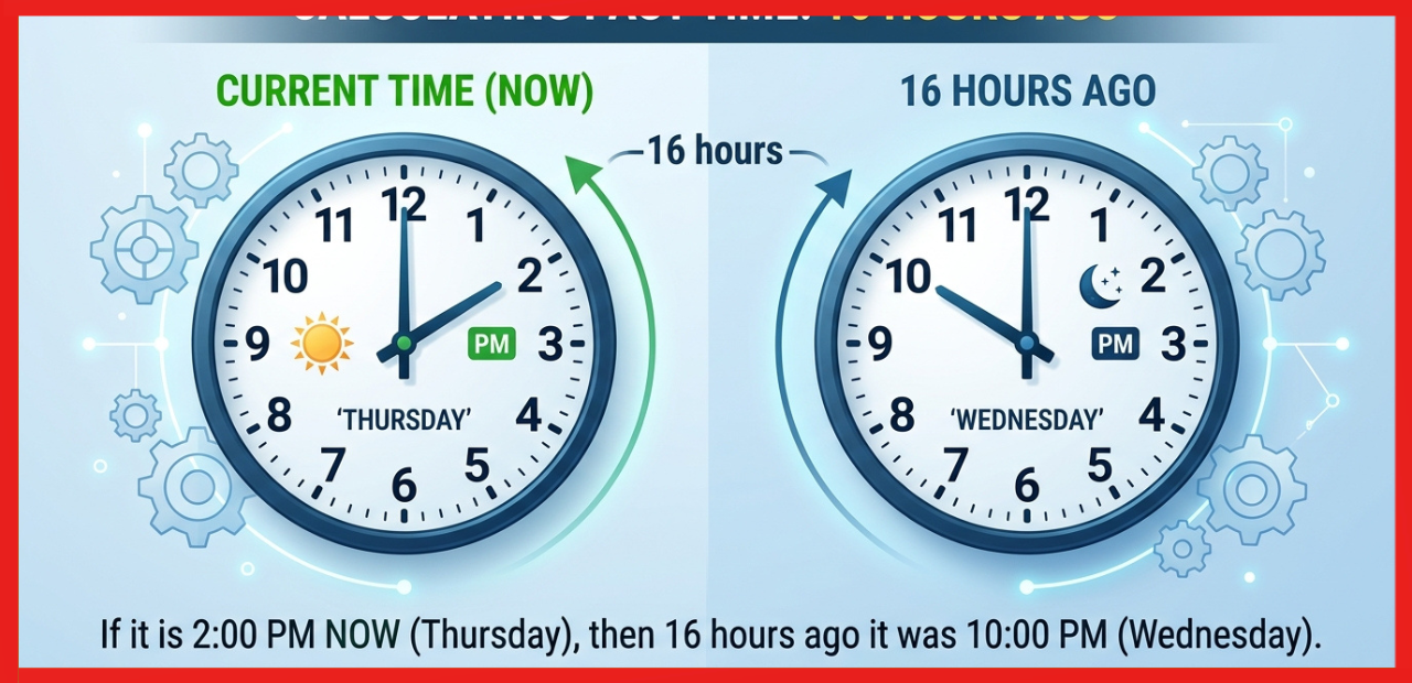 What Time Was It 16 Hours Ago