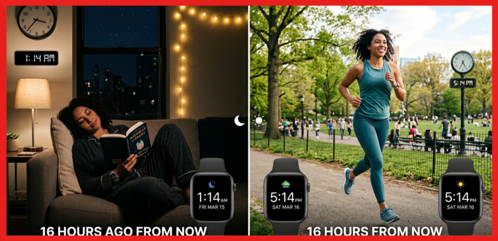 16 Hours Ago vs 16 Hours From Now