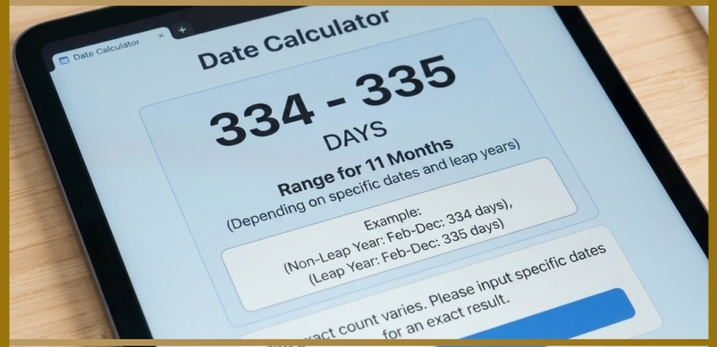 11 Months in Days