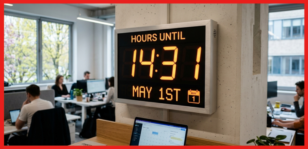 How Many Hours Until May 1