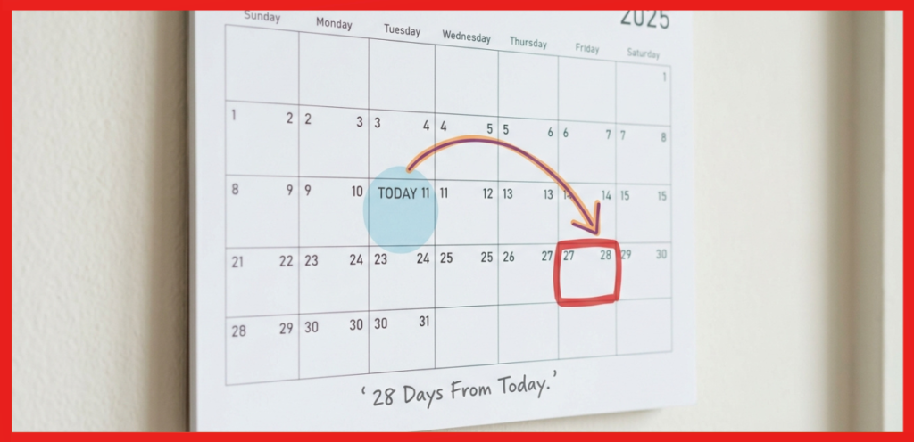 What Is 28 Days From Today