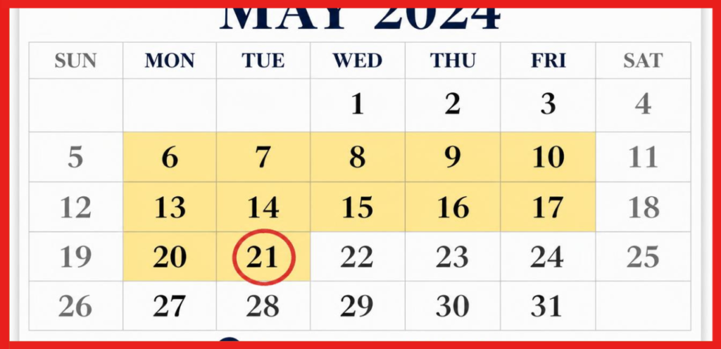 Until May 21