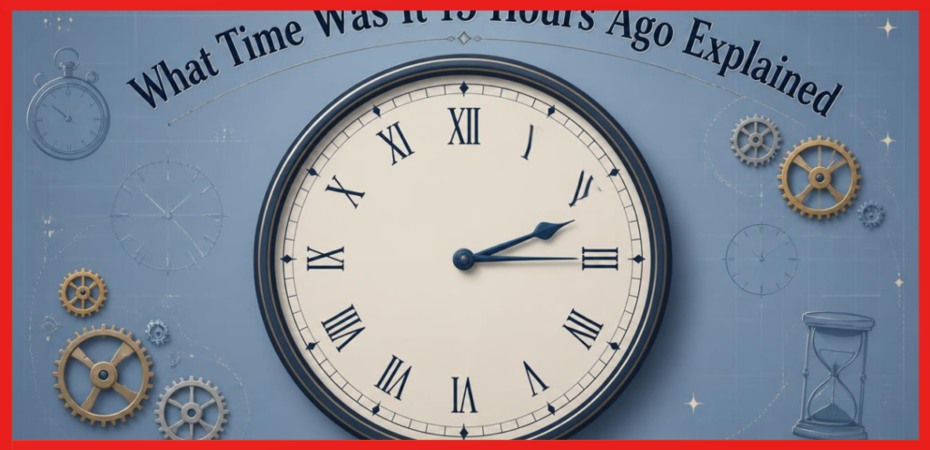 What Time Was It 15 Hours Ago?