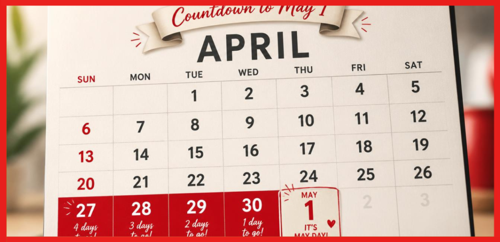 Work Days Until May 1