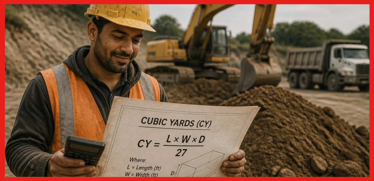 how to calculate cubic yards