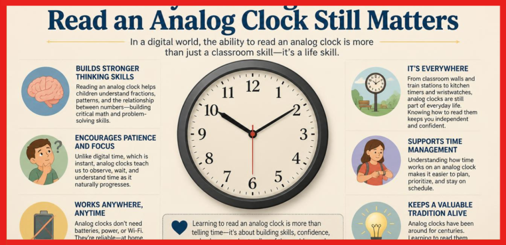 how to read an analog clock