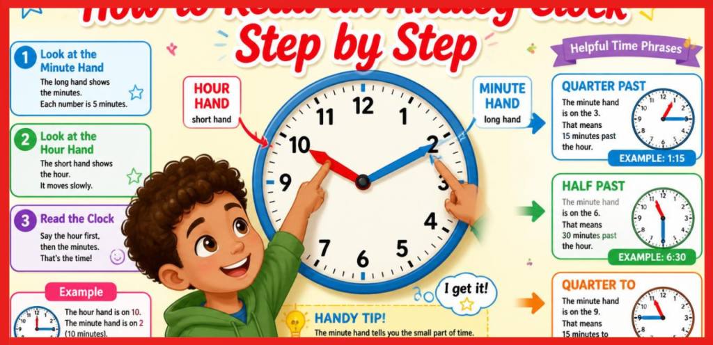how to read an analog clock