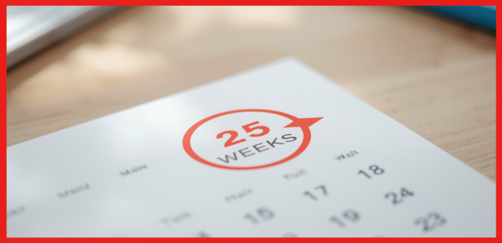 25 Weeks From Now