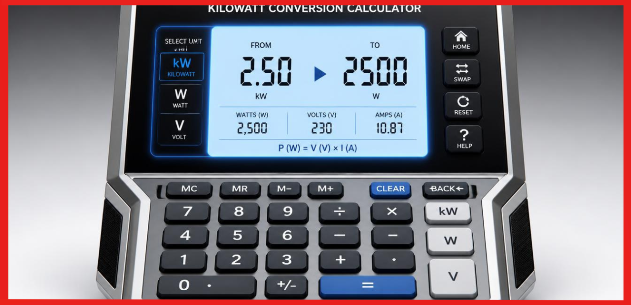 Kilowatt Conversion Calculator