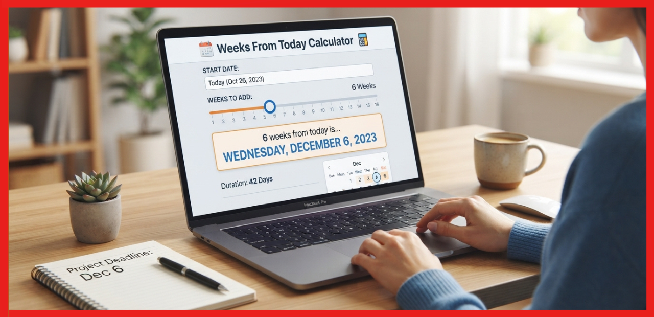 Weeks From Today Calculator