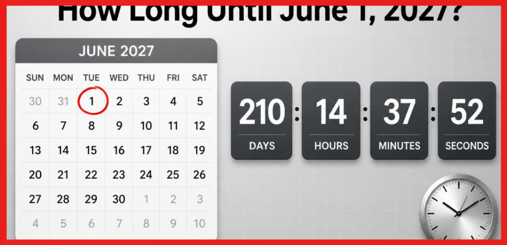How Long Until June 1, 2027
