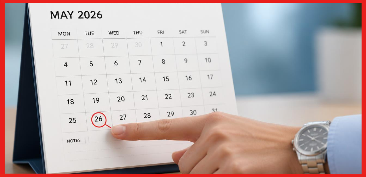 What Date Is 26 Weeks From Today